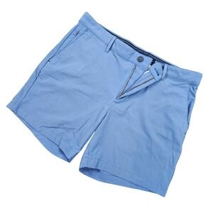 Tommy Bahama Boracay Shore Performance Shorts Mens 36 Blue Textured Stretch Golf